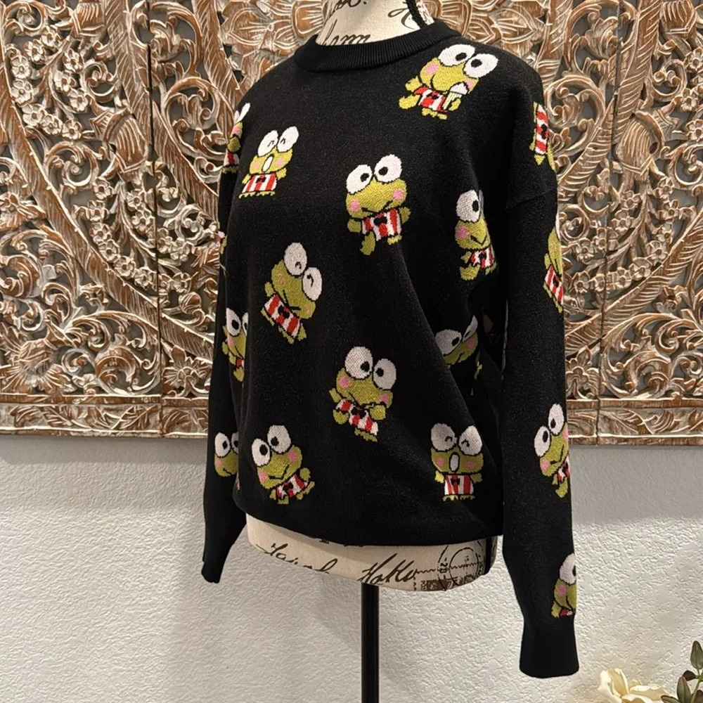 Hello Kitty & Friends + Forever 21 Keroppi Crewneck Sweater- size M - Picture 5 of 15